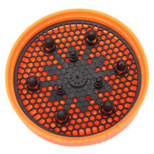 Collapsible Orange Hair Dryer Diffuser | Foldable, Heat Distribution