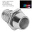 100er Set LED-Halter verchromt, 3 mm, Silber 6