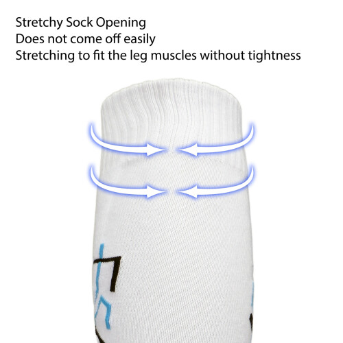 Premium Combed Cotton Fencing Socks 1