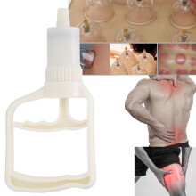 Kupping-Handpumpe weiße Kunststoff-Vakuumpumpe