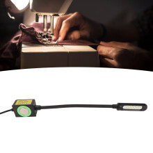 Éclairage LED pour machine à coudre de 2W avec 15 perles, coude flexible rotatif à 360, aimant, prise EU