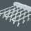 Wall Mount Clothes Drying Rack ABS Foldable Space-Saving White 5
