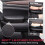Self Adhesive Car Door Armrest + Storage Box, Plastic, Black/Beige 8