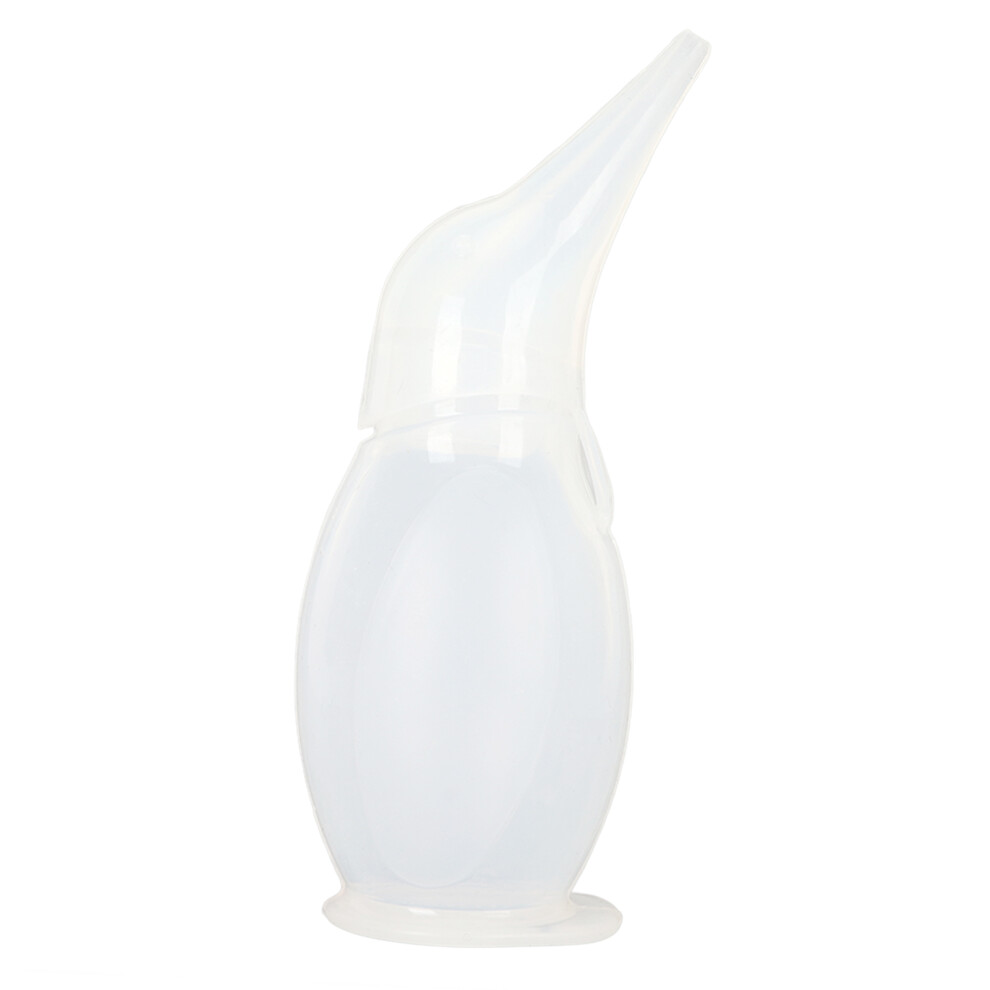 Silicone Penguin Baby Nasal Aspirator Reusable Nose Cleaner for Congestion