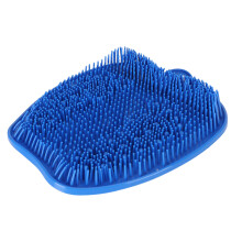 Silicone-Dusch-Fußpeeling mit Saugnapf, Blau für Fußmassage