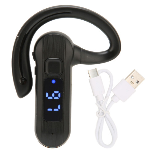 V5.2 Mono-Ohr-Knochenleitung-Headset 300mAh Schwarz 1