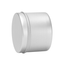 48 Pack Round Metal Tins Box Candle Tin Black Aluminum Jar Storage Empty Pot Plain Cans Cream Cosmetic Container