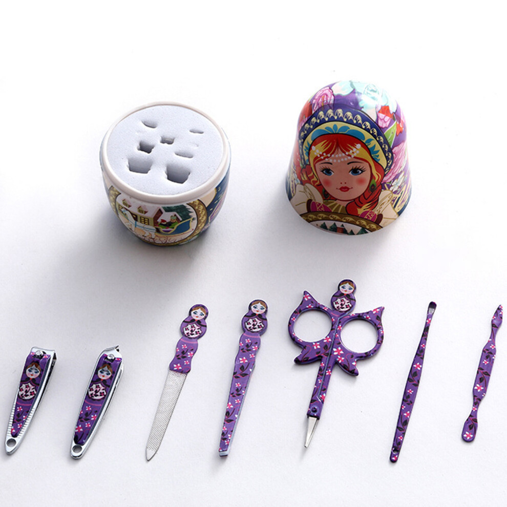 Reach-Tools (Purple) Men\'S Nail Clipper Set For Manicure & Pedicure