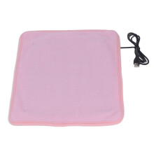 Pink USB Heat Pad with 3 Temperature Settings Keep Warm for Body Comfort