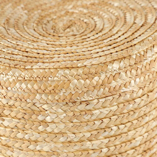 Kitchen Oil Proof Waterproof Sticker with Wheat Straw Woven Storage Basket 1