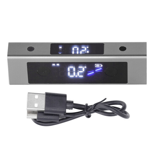 Laser Angle Ruler Level Protractor LED Digital 260mAh Aluminum Alloy 1