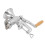 Multifunktionaler Fleischwolf Aluminium 28,4 oz 5 cm 11