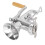 Multifunktionaler Fleischwolf Aluminium 28,4 oz 5 cm 13