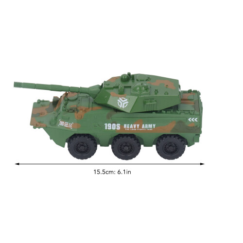 Militärtruck aus Legierung, Pull-Back-Modell, Größe: 7,5 cm 1