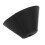 10pcs Black Silicone Horn-Shaped Hearing Amplifier Eartips, Flexible 7