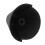10pcs Black Silicone Horn-Shaped Hearing Amplifier Eartips, Flexible 8