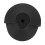 10pcs Black Silicone Horn-Shaped Hearing Amplifier Eartips, Flexible 11