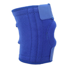 Knieorthese Blau mit Klettverschluss für Fitness