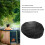 Runde Whirlpool-Abdeckung 190 Silber 215x70cm Schwarz 10