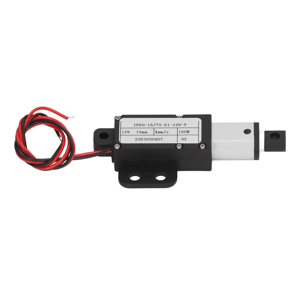 Electric Micro Linear Actuator 150N 15Mm Stroke 12V Aluminum Alloy 4141389412278