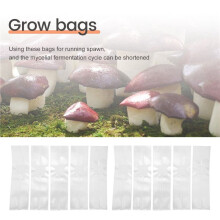 100PCS Sustrato de Bayas de Grano de Centeno, Bolsa de Spawn de Cultivo de Hongos Bolsa de Cultivo de Spawn de Hongos Pre Sellado una Alta Temperatura