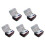 5X Important File Pocket Holder,Document Organizer Box,Oxford Waterproof Document Storage Bag with Safe Code Lock(Black) 1