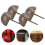 4 Stück Polsternägel Bronze 3-6cm 18-77g 6