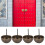 4 Stück Polsternägel Bronze 3-6cm 18-77g 8