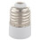 2X E27 A E14 Della Lampada LED Base Adattatore Lampadina Convertitore 2