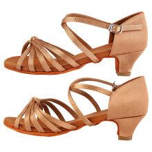 Kids Soft Latin Dance Shoes Elegant Heel
