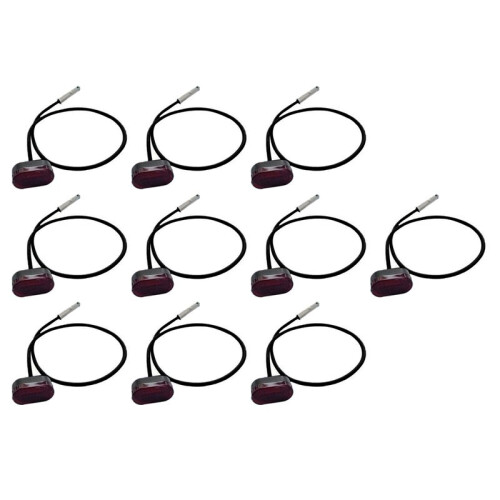10X Electric Scooter Tail Light Warning Lamp LED Rear Light for  MAX G30