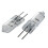 16 Pezzi 12V 20W Bi-Pin Base Lampada Luce Bianca Calda Lampada Alogena 2