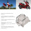 GY6 50cc-80cc silberner Zylinderkopfdeckel 12