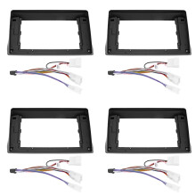 4pc 10 Inch 2Din Fascia for WISH 2009-2012 Stereo Fascias Panel Dash Mount Installation Car DVD Frame Kit in-Dash