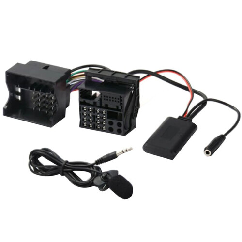 2X for  CD30 Mp3 CDC40 CD70 DVD90 HeadUnit Install Full Harness Plug Microphone Handsfree  5.0 AUX Adapter 1