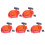 5X Pull Rewind   for  435 435E 440 440E Chainsaw 544287002 1