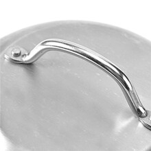 4X Stainless Steel Steak Cover Thicken Western Restaurant Western Food Cover Hand Handle Steak Cover Hemispherical Cover