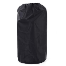 Propane Tank Cover Waterproof Oxford Fabric Outdoor Gas Cylinder Protection with Drawstring Black
