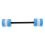Thick Float Barbells for Water Sports 15