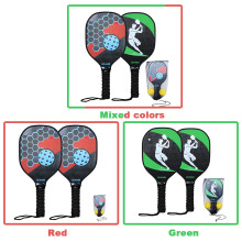 Set aus 2 hölzernen Pickleball-Schlägern mit Bällen & Mesh-Tasche – langlebig & perfekt für Anfänger