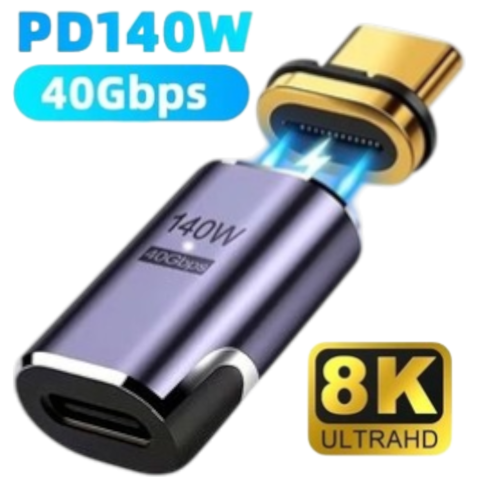 Magnetic Usb-C Adapter Usb4 40Gbps 140W 8K 674026158641