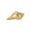 (M) Nordic Brass Cabinet Pull Handle 32-96mm Gold Plated 1