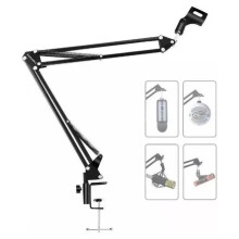 Metallischer Desktop-Mikrofonarm 600 g, 36 cm Ausleger