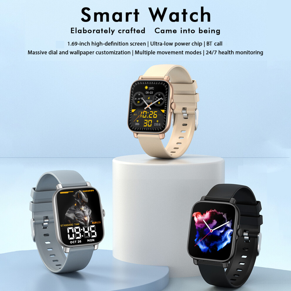 Gt30 1.69" Smartwatch Sports Watch 180Mah Ip67 Waterproof Fitness Tracker 8081389918379