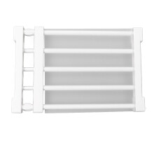 Flexible Tension Shelf for Wardrobe Cupboard Divider Storage 38-55cm