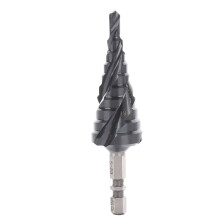10 Size HSS Hex Shank Step Drill Bits 5-23mm for Metal