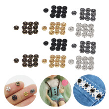 Rostbeständige 5mm Mini Druckknöpfe 100 Stück langlebige Verschlüsse für Damen- und Herrenbekleidung