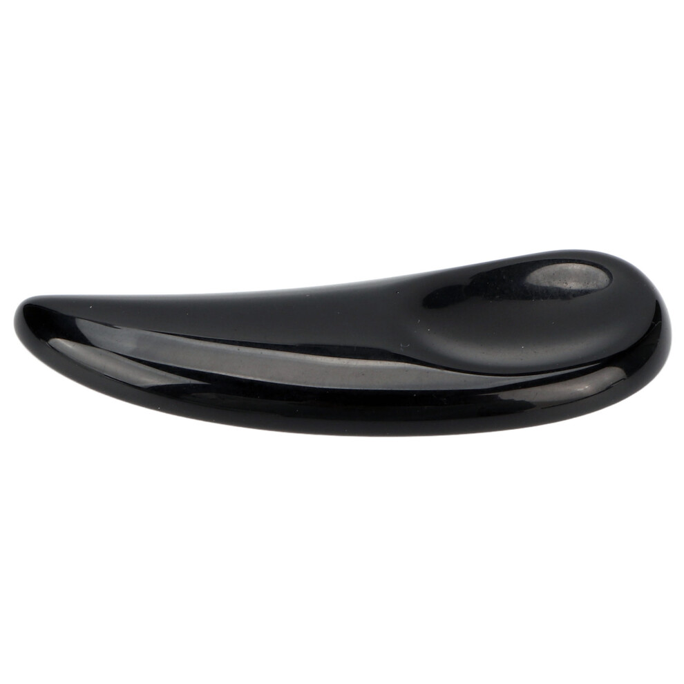 Cream Mini Jadestone Curved Cosmetic Spatula Scoop For Makeup And Eye