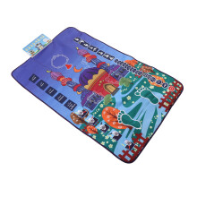 Kinder Gebetsteppich 6 Sprachen 43.3x27.6in Blau