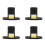 4X 89421-60030 Map Sensor Intake Pressure Sensor Manifold Absolute Pressure Sensor for  Hilux Surf Turbo- 2